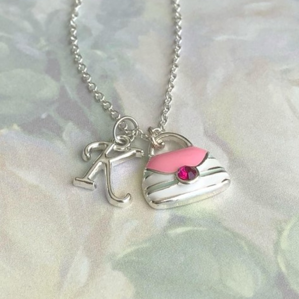 Personalized Necklace ~ Purse Charm ~ NEW Jewelry